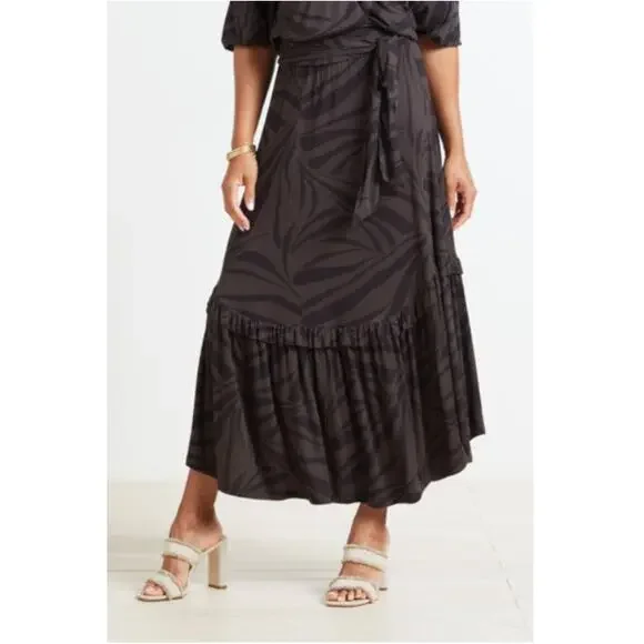 Z SUPPLY NWT Leisel Tropical Zebra Print Midi Skirt // M - Picture 1 of 6